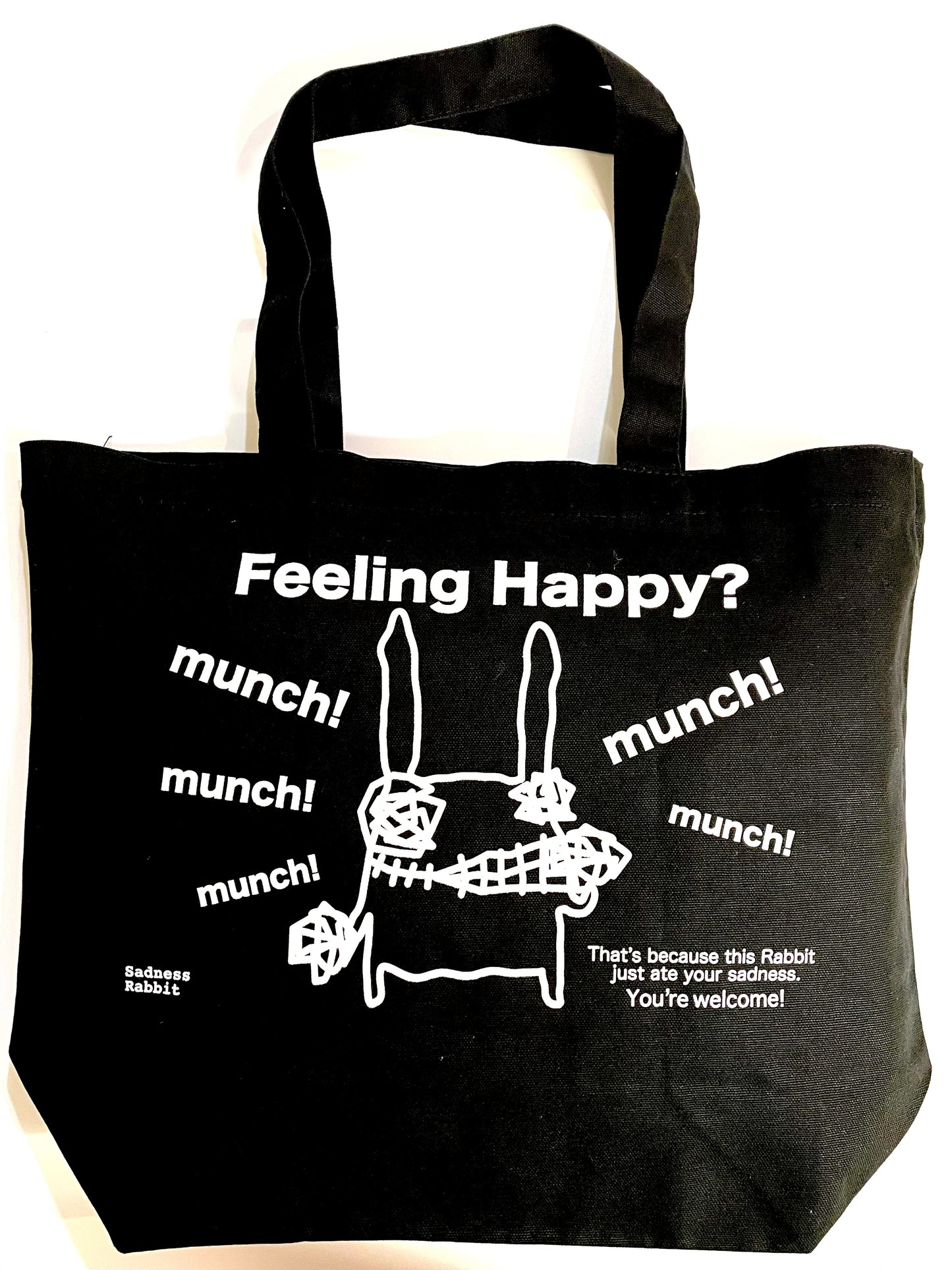 Sadness Rabbit: Tote Bag