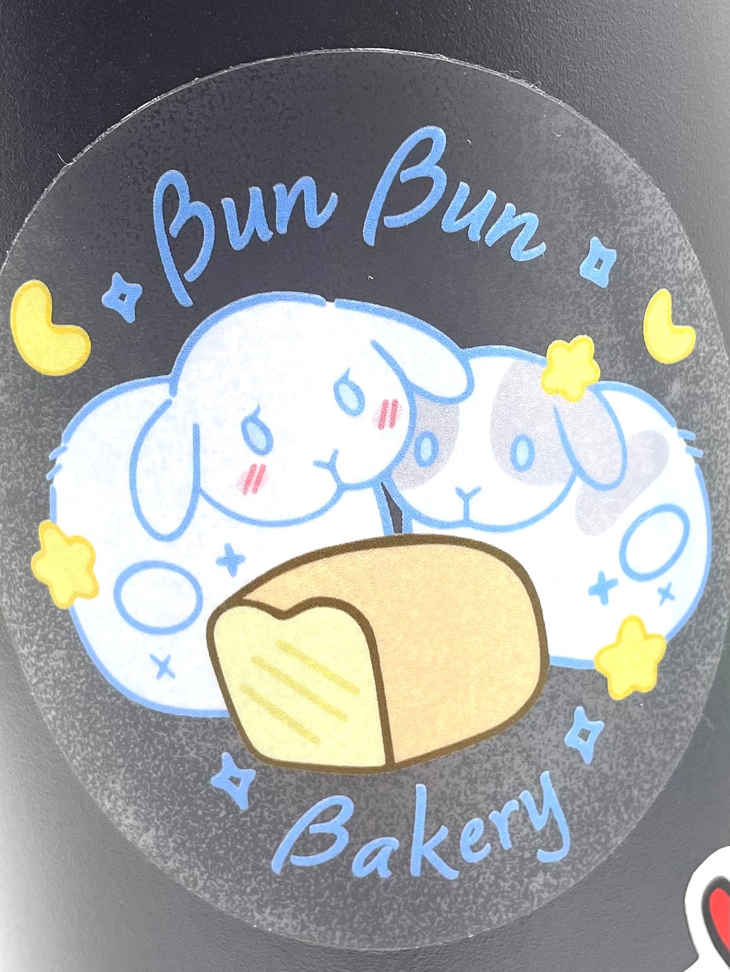 Kawaiianart: Bun Bun Bakery Clear Sticker