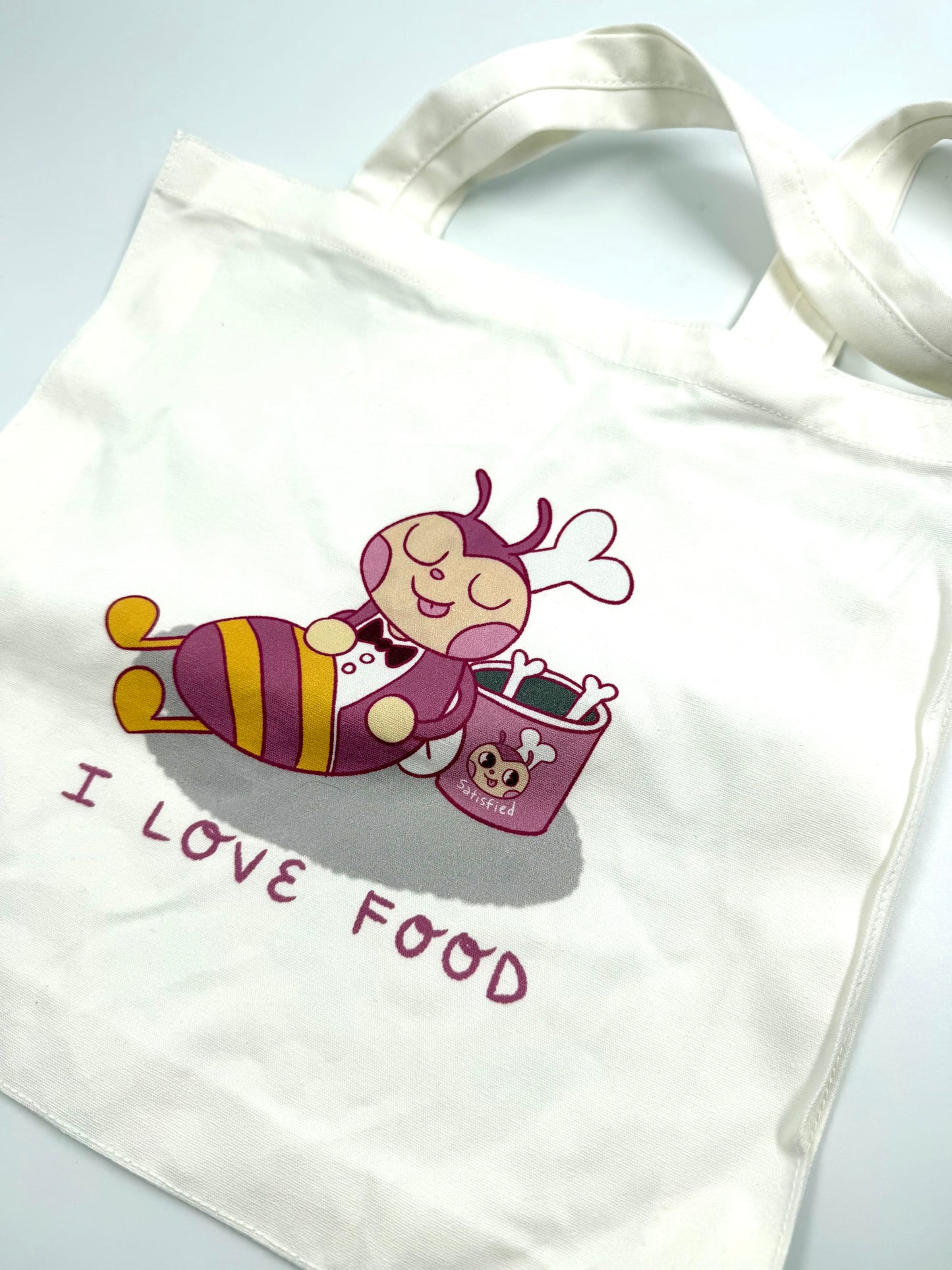 grapehoney: I Love Food Tote