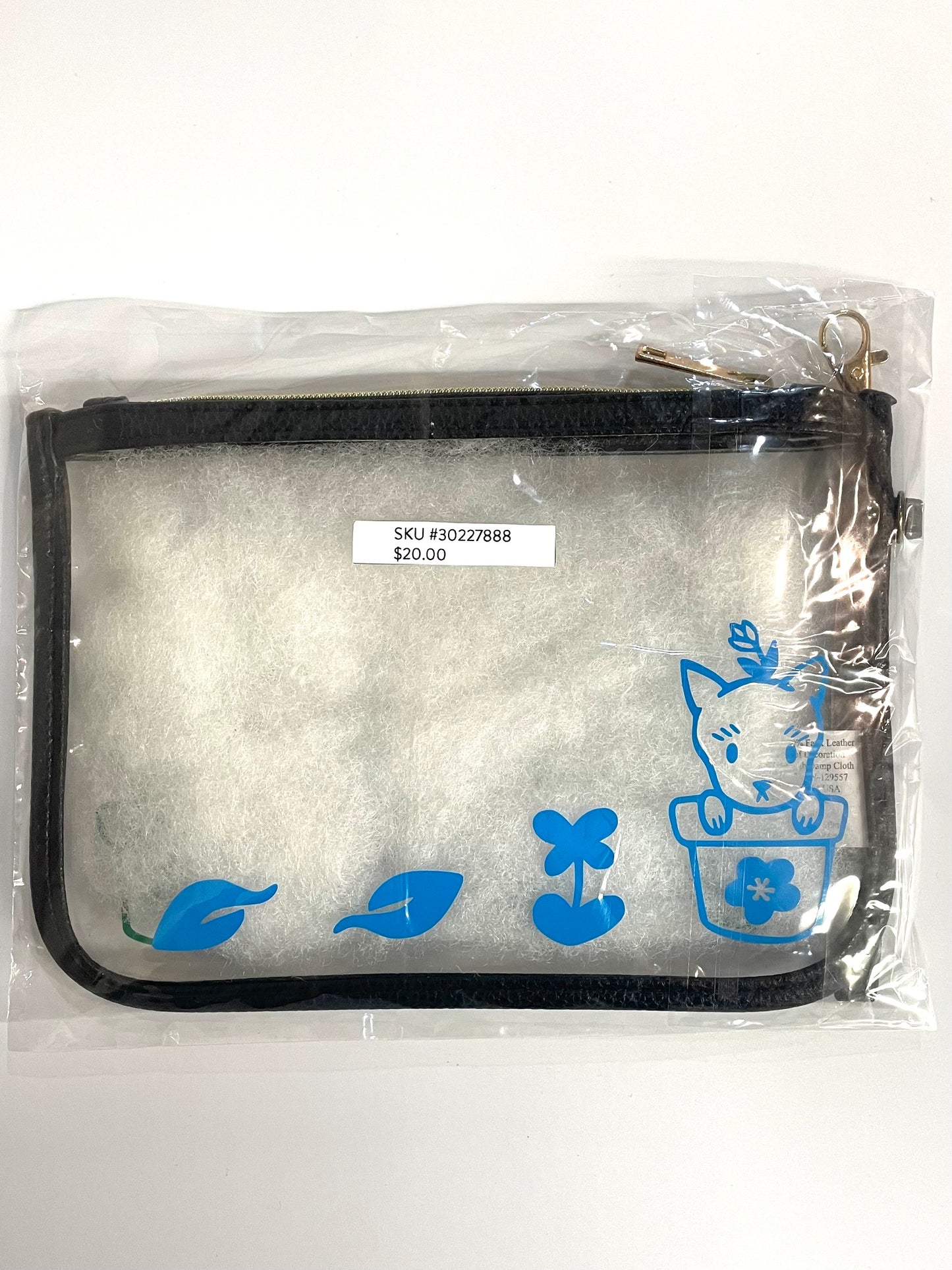 Kawaiianart : Clear Bag with Doug decals