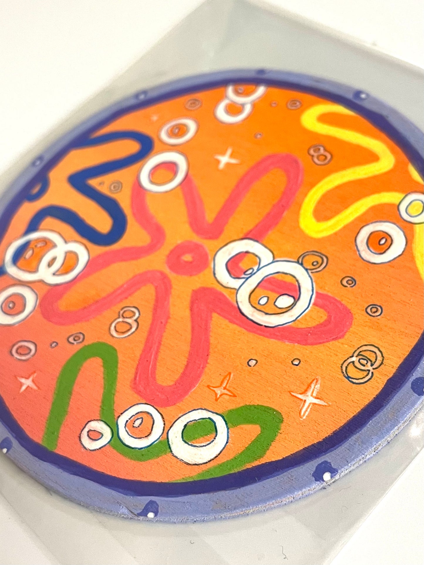 Kawaiianart : Painted wooden coasters