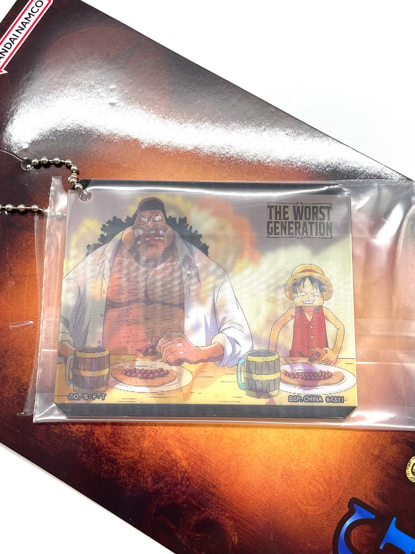 Acrylic Keychain ONE PIECE Luffy KuroHige