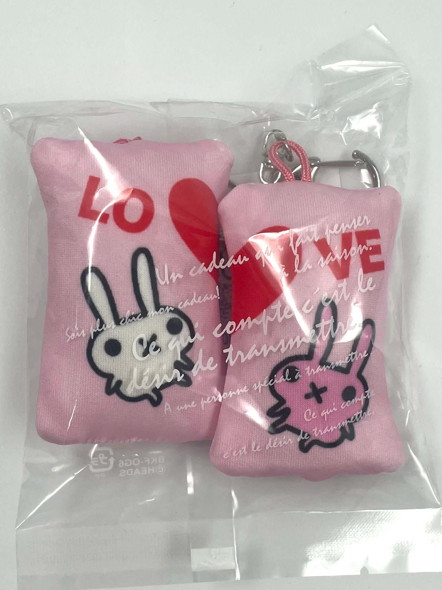 Sadness Rabbit: Pillow Keycharm