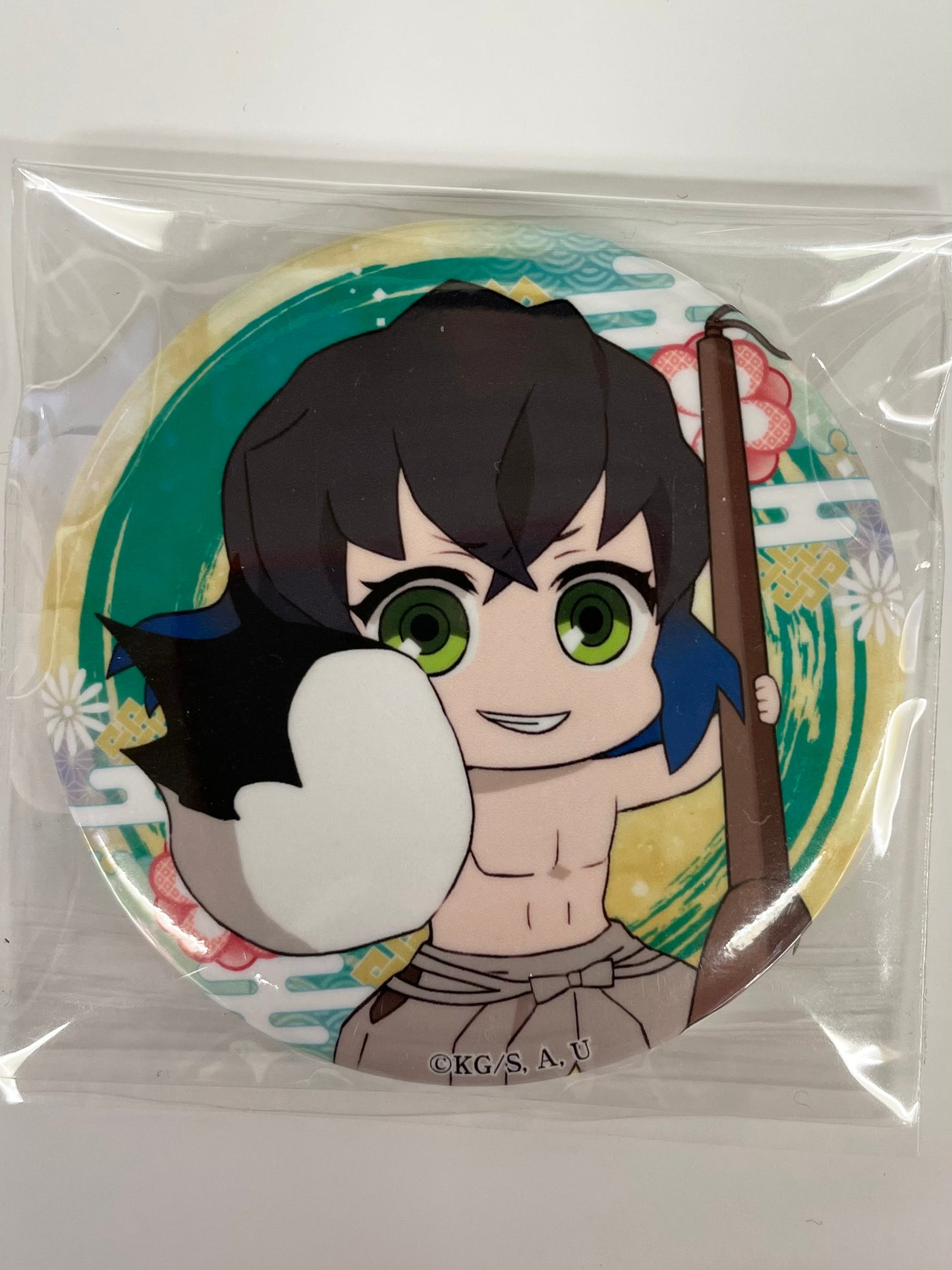 Trading Collectible Badge Inosuke Gr/Yel