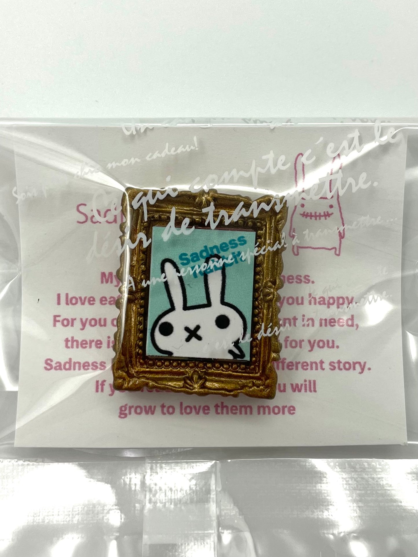 Sadness Rabbit: Picture Magnet