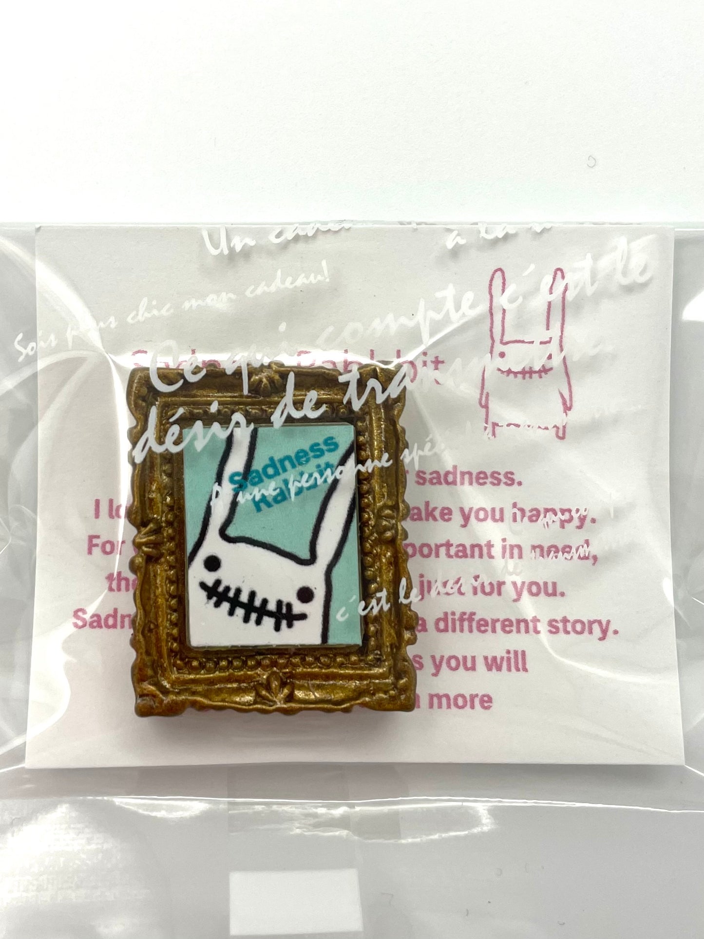 Sadness Rabbit: Picture Magnet