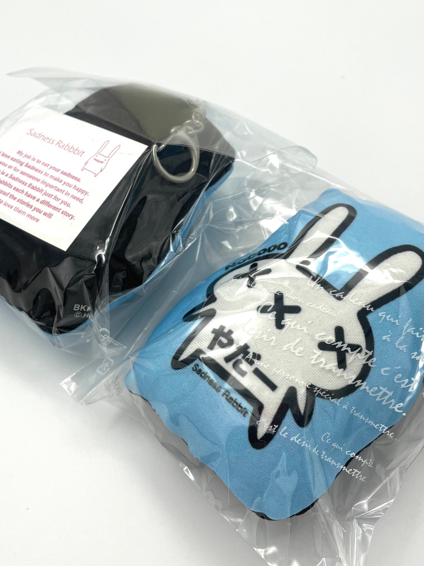 Sadness Rabbit: Pillow Keycharm