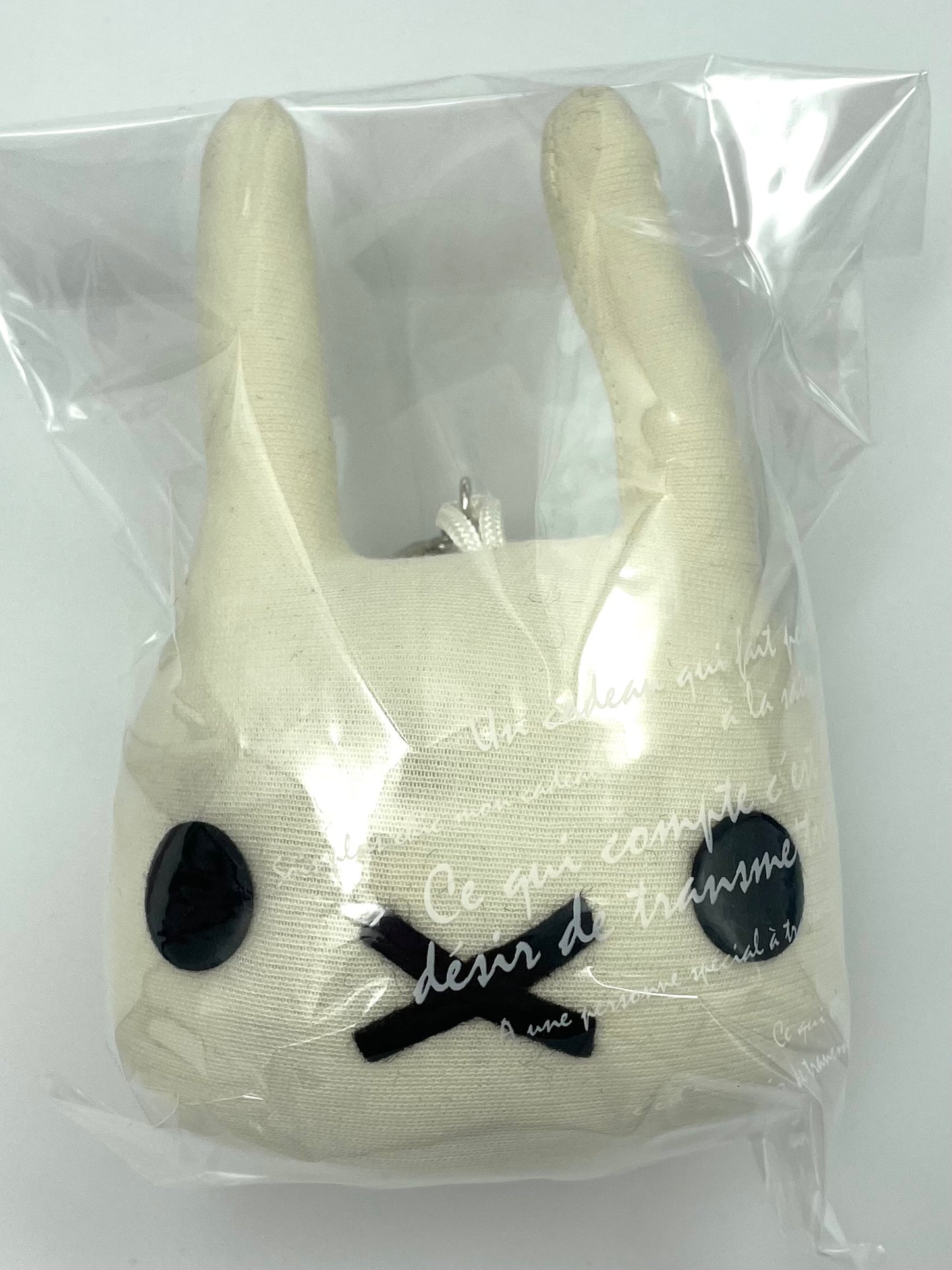 Sadness Rabbit: Plush Keycharm
