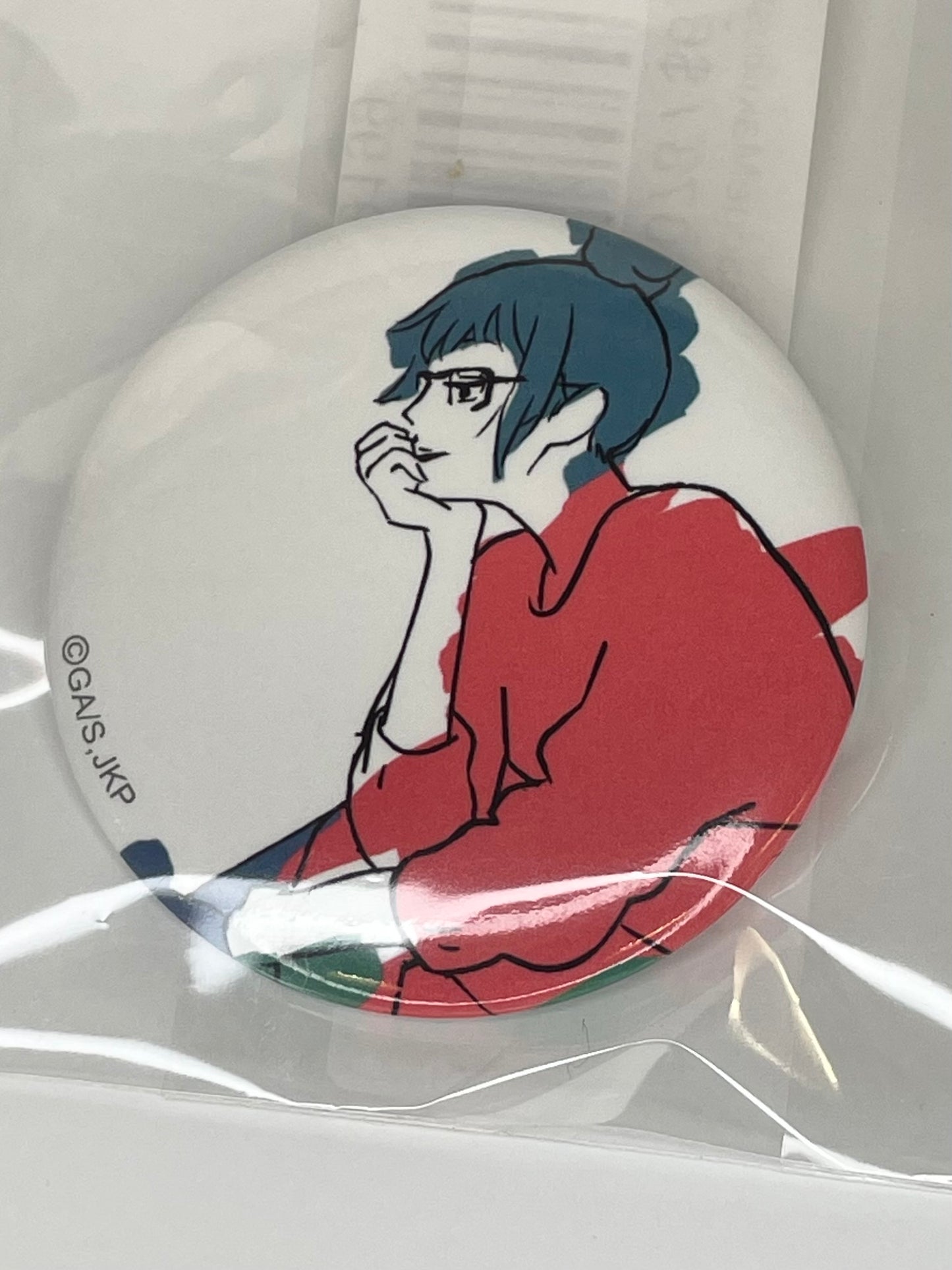 Trading Pin Badge Maki Illustration