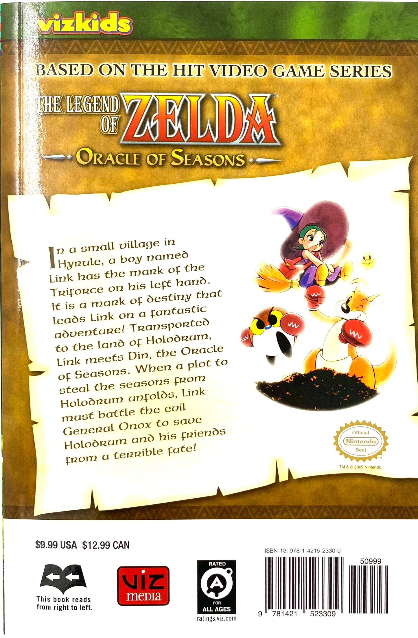 The Legend Of ZELDA Oracle Of Seasons-English Edition