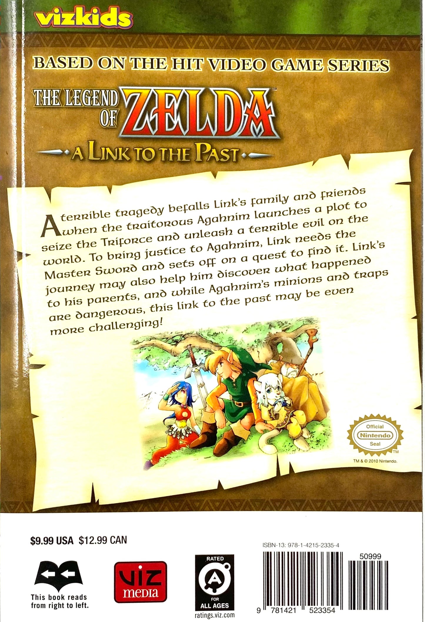 The Legend Of ZELDA A Link To The Past-English Edition