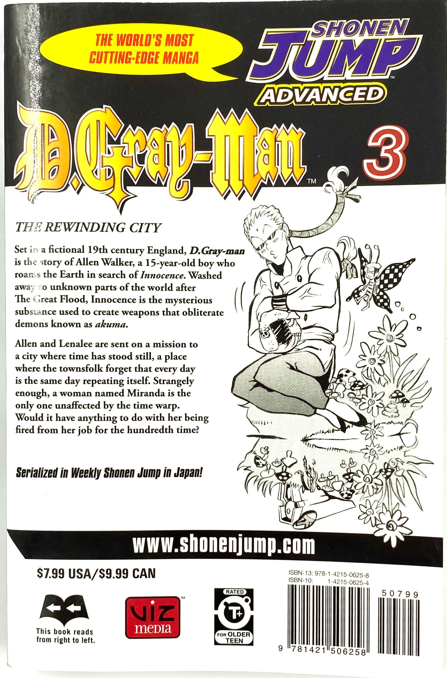 D.Gray-Man Vol.3_First Print-English Edition