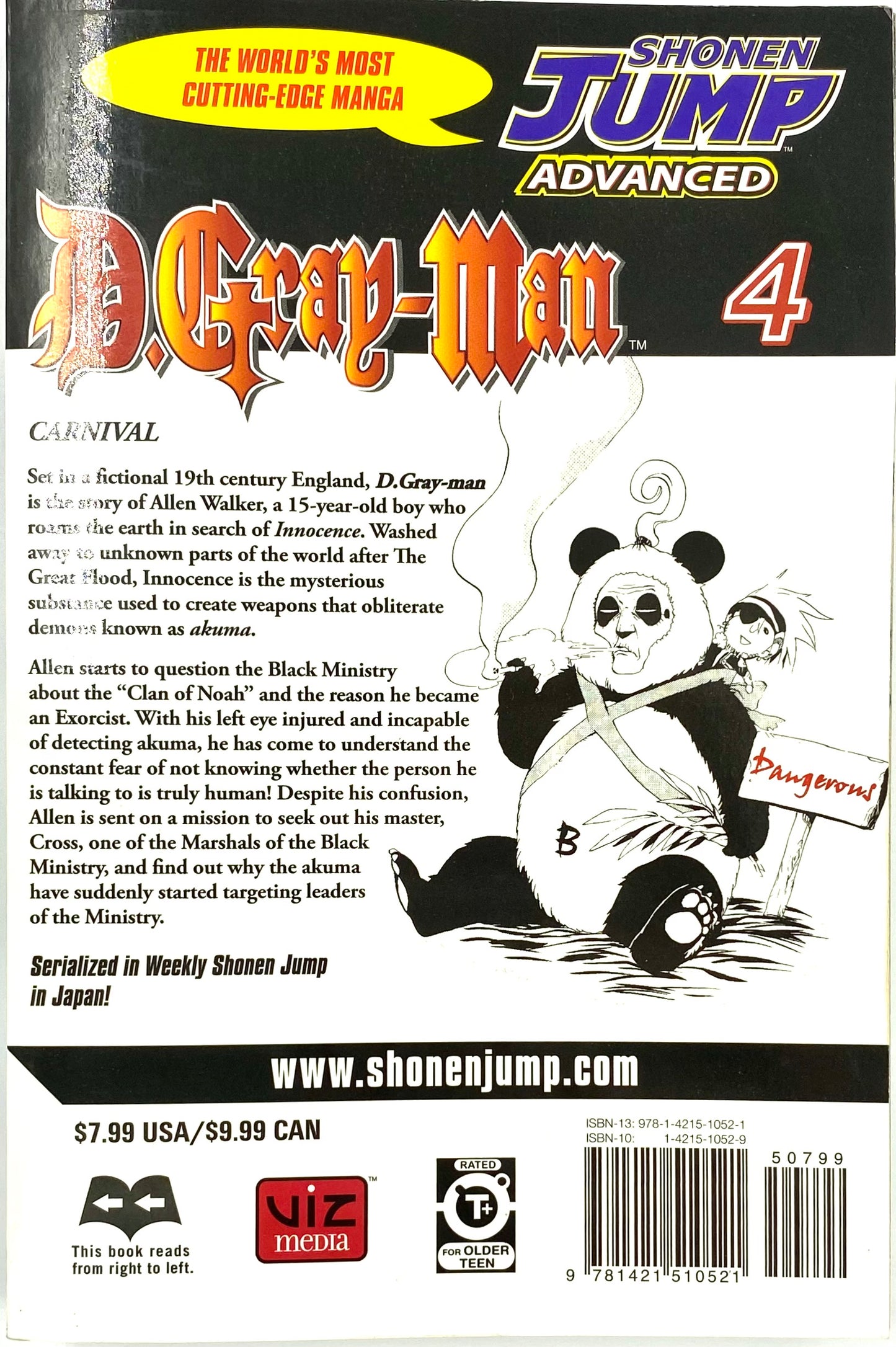 D.Gray-Man Vol.4_First Print-English Edition