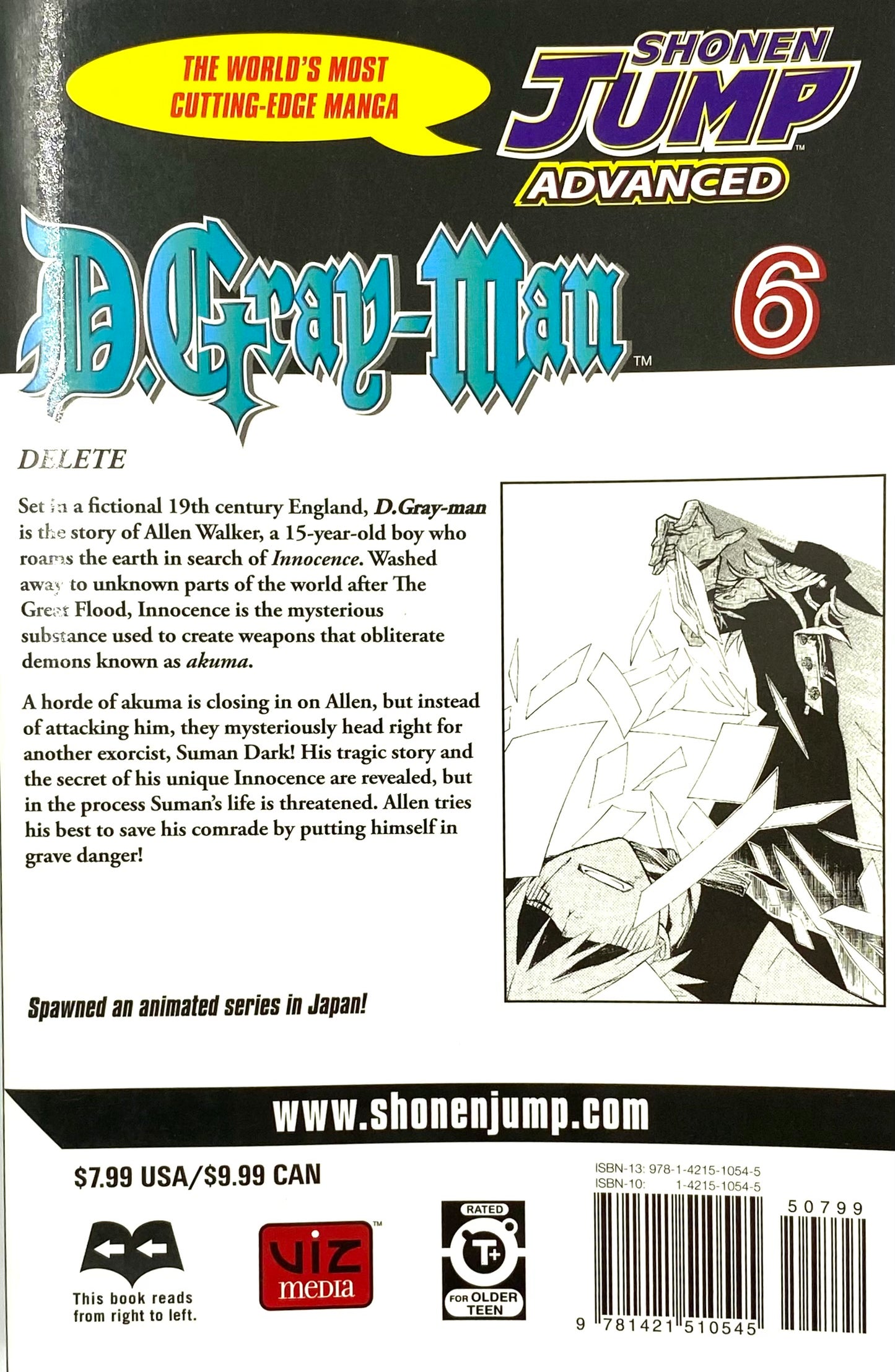 D.Gray-Man Vol.6_First Print-English Edition