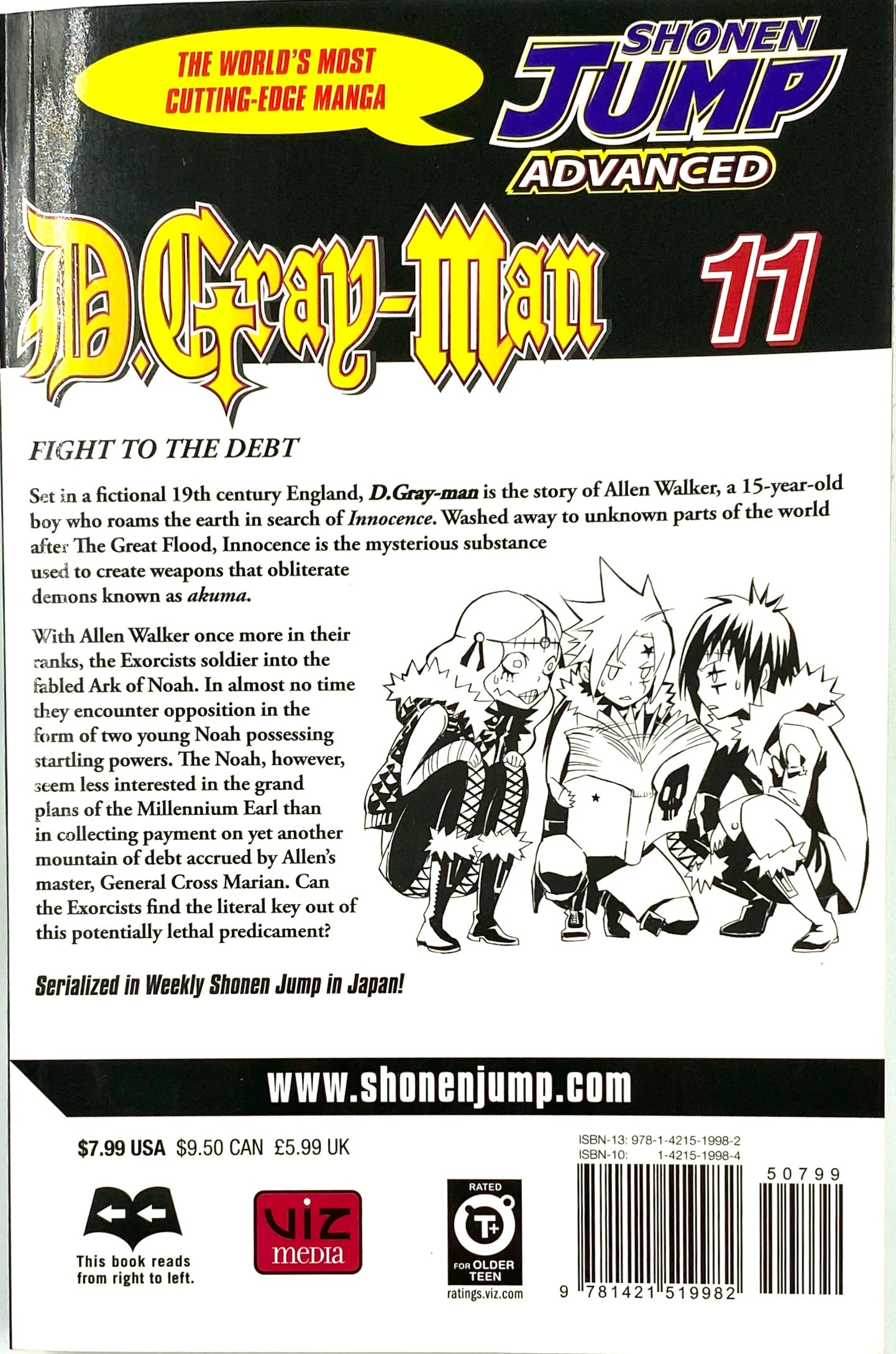 D.Gray-Man Vol.11_First Print-English Edition
