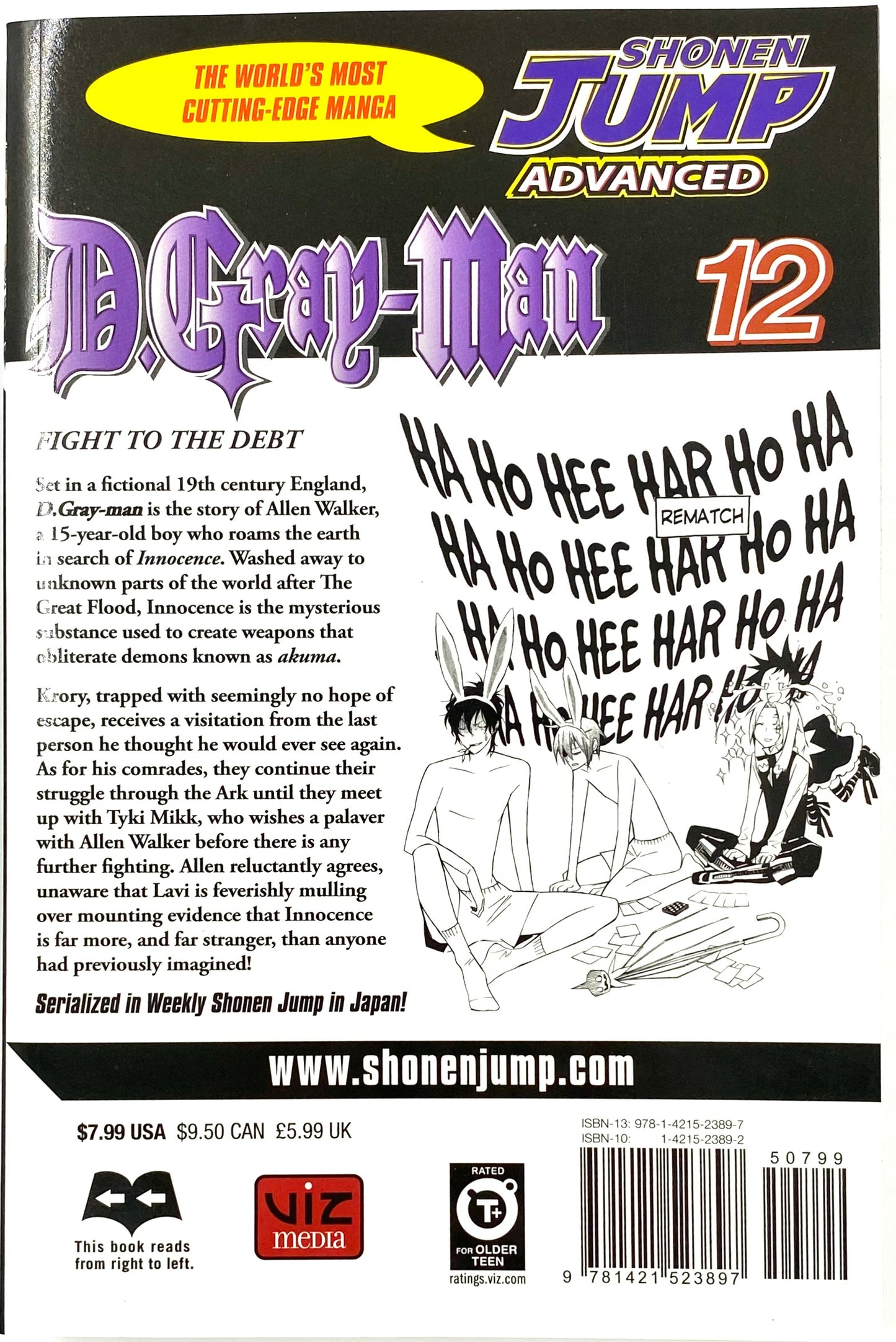 D.Gray-Man Vol.12_First Print-English Edition