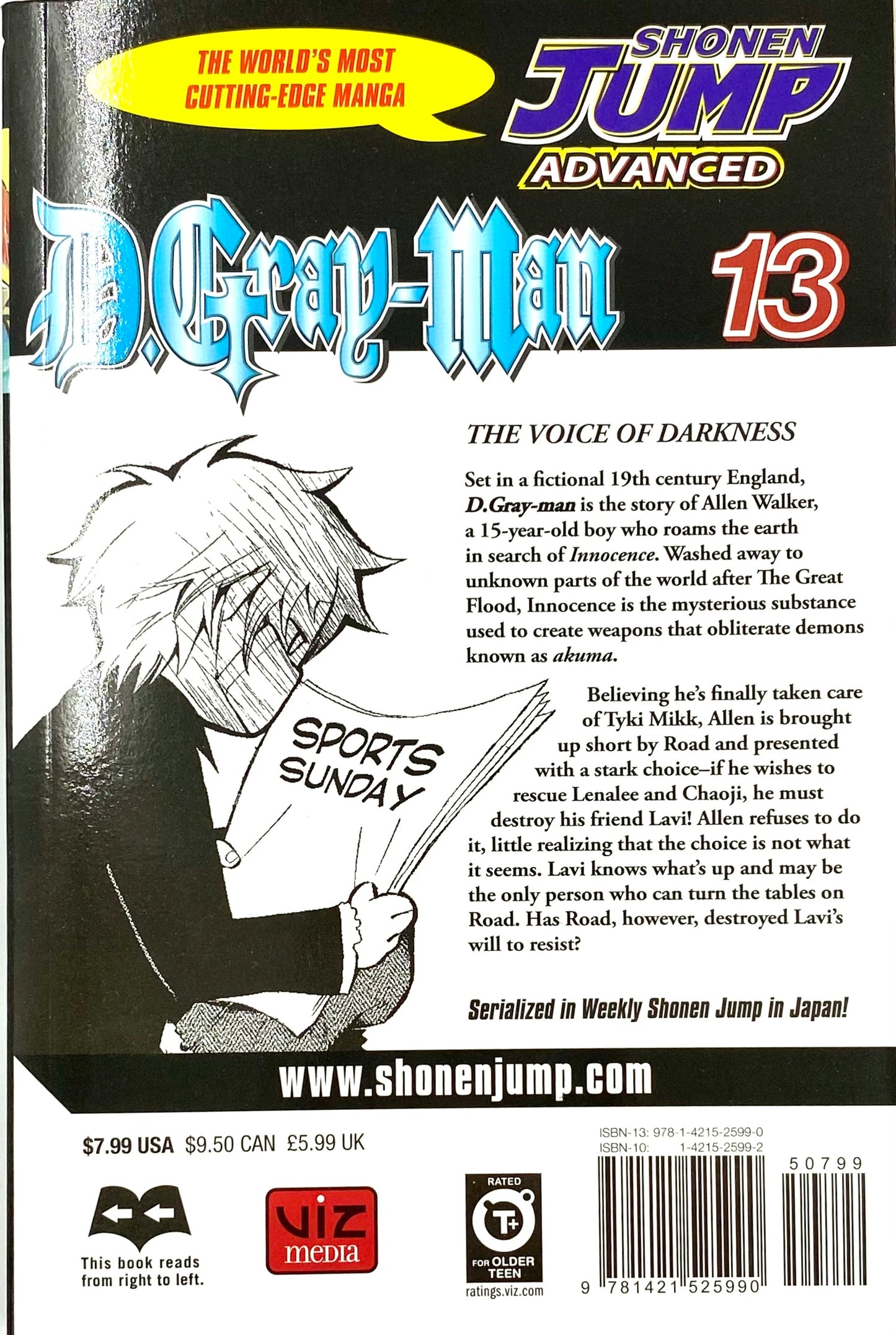 D.Gray-Man Vol.13_First Print-English Edition
