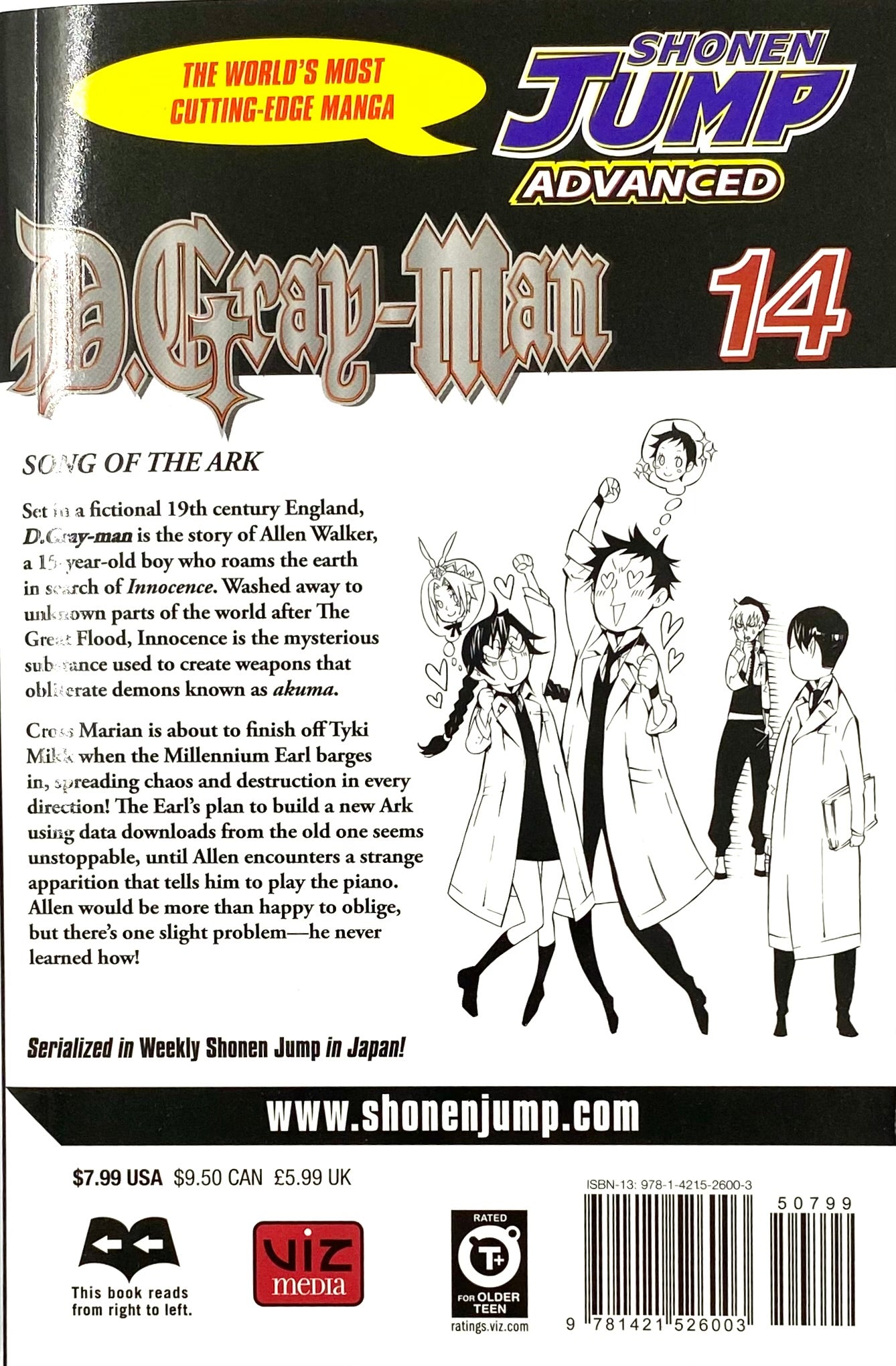 D.Gray-Man Vol.14_First Print-English Edition