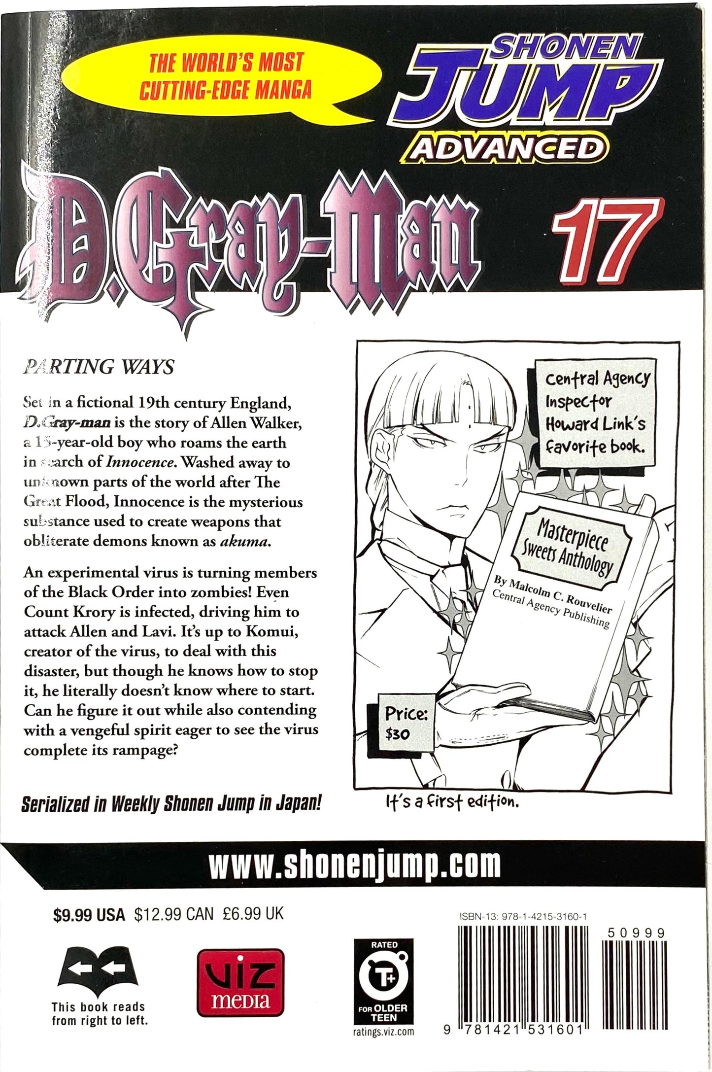 D.Gray-Man Vol.17_First Print-English Edition