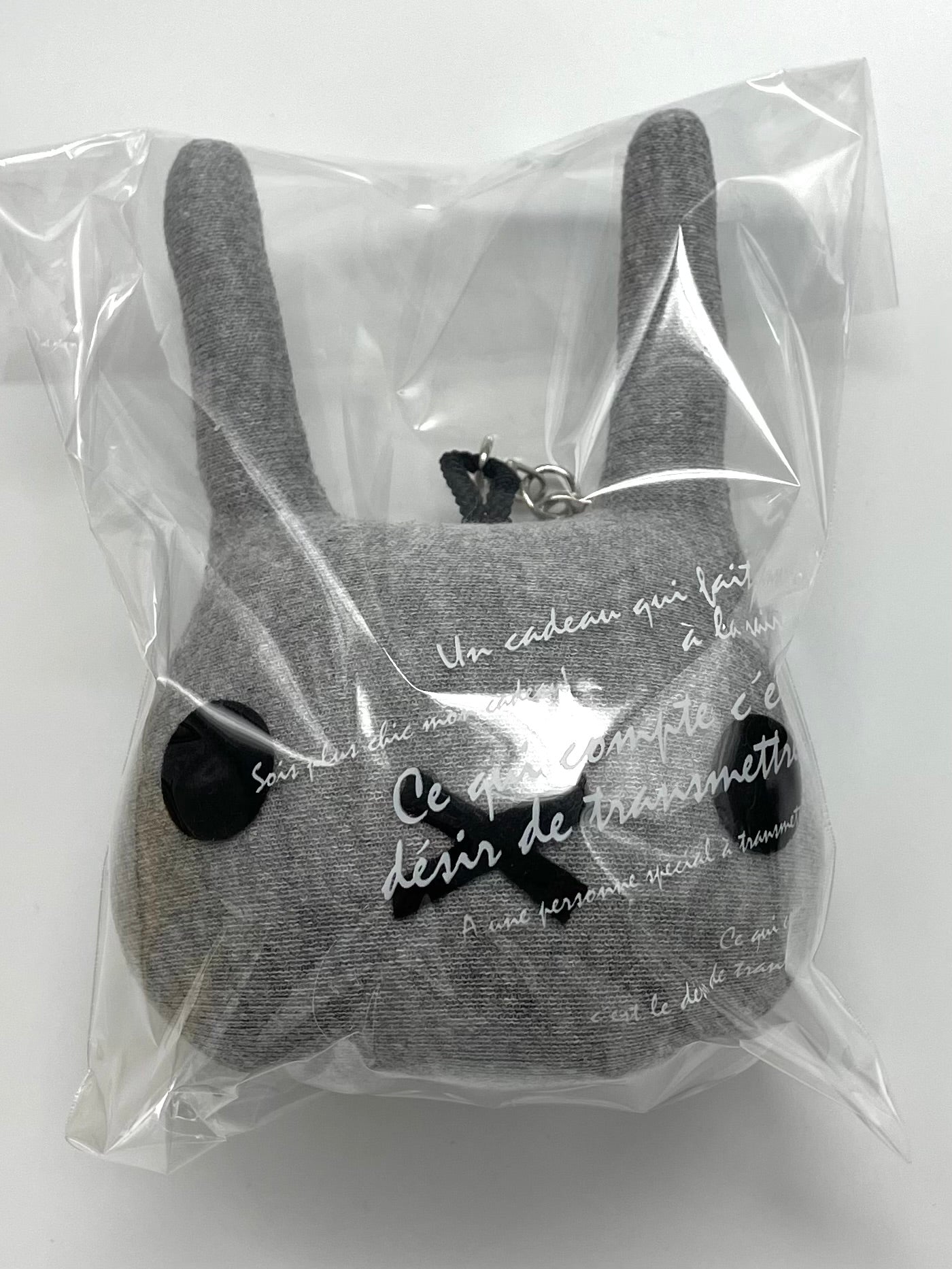 Sadness Rabbit: Plush Keycharm