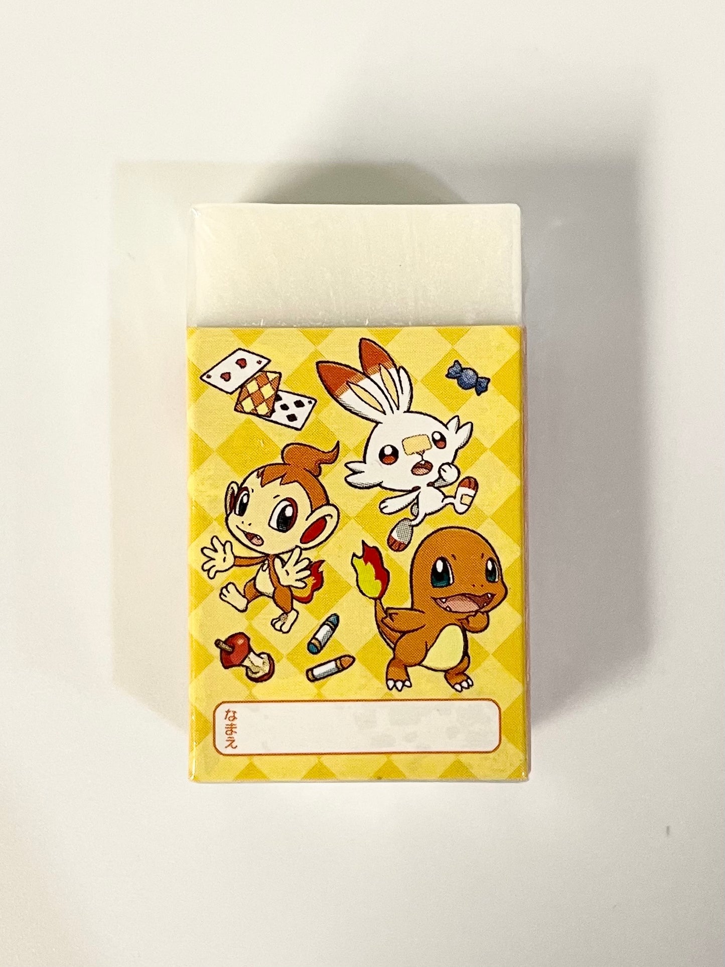 Eraser MatomaruKun Pokémon Charmander,Chimchar,Scorbunny