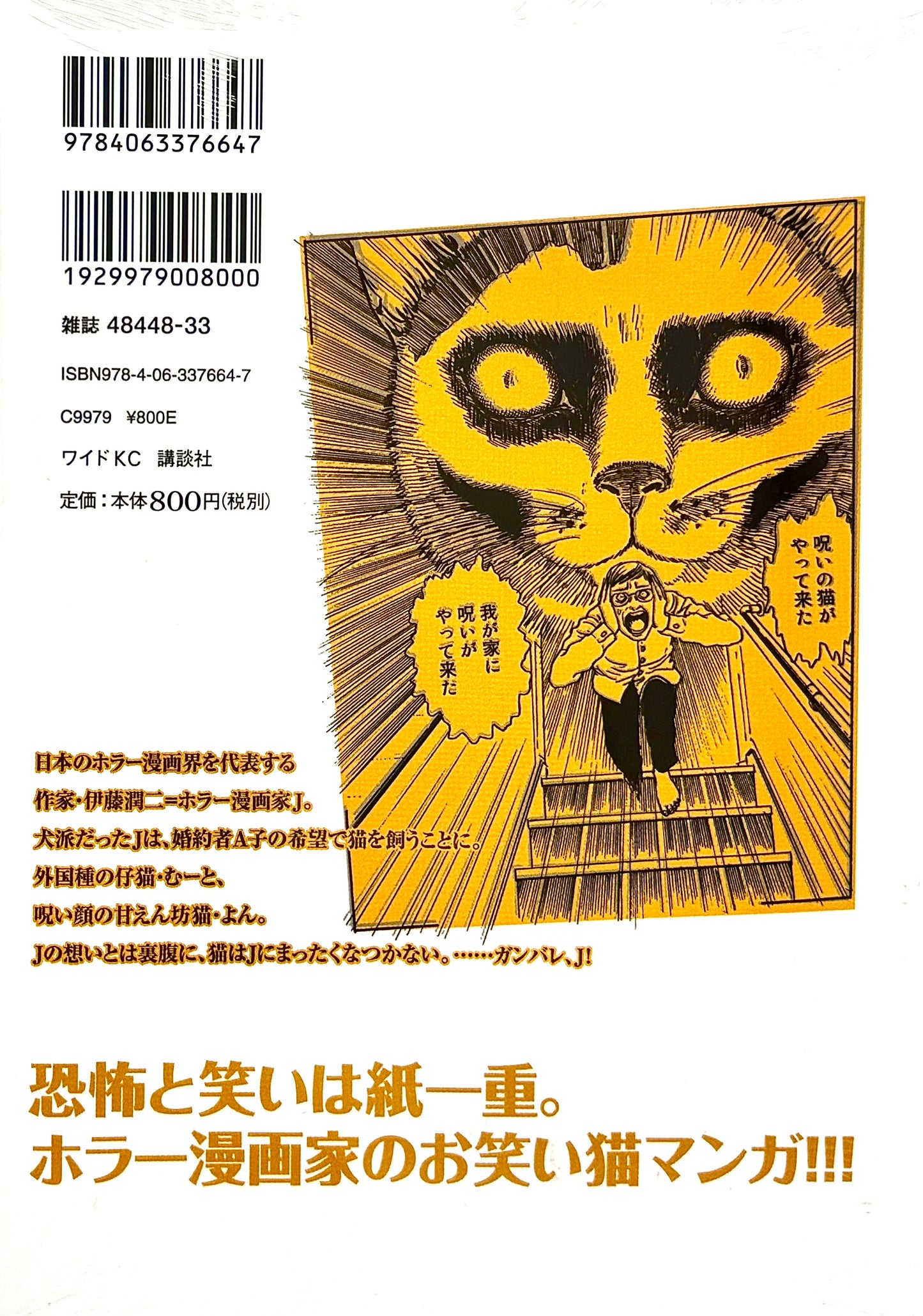 Junji Ito’s cat Diary:Yon & Mu_NEW-Official Japanese Edition