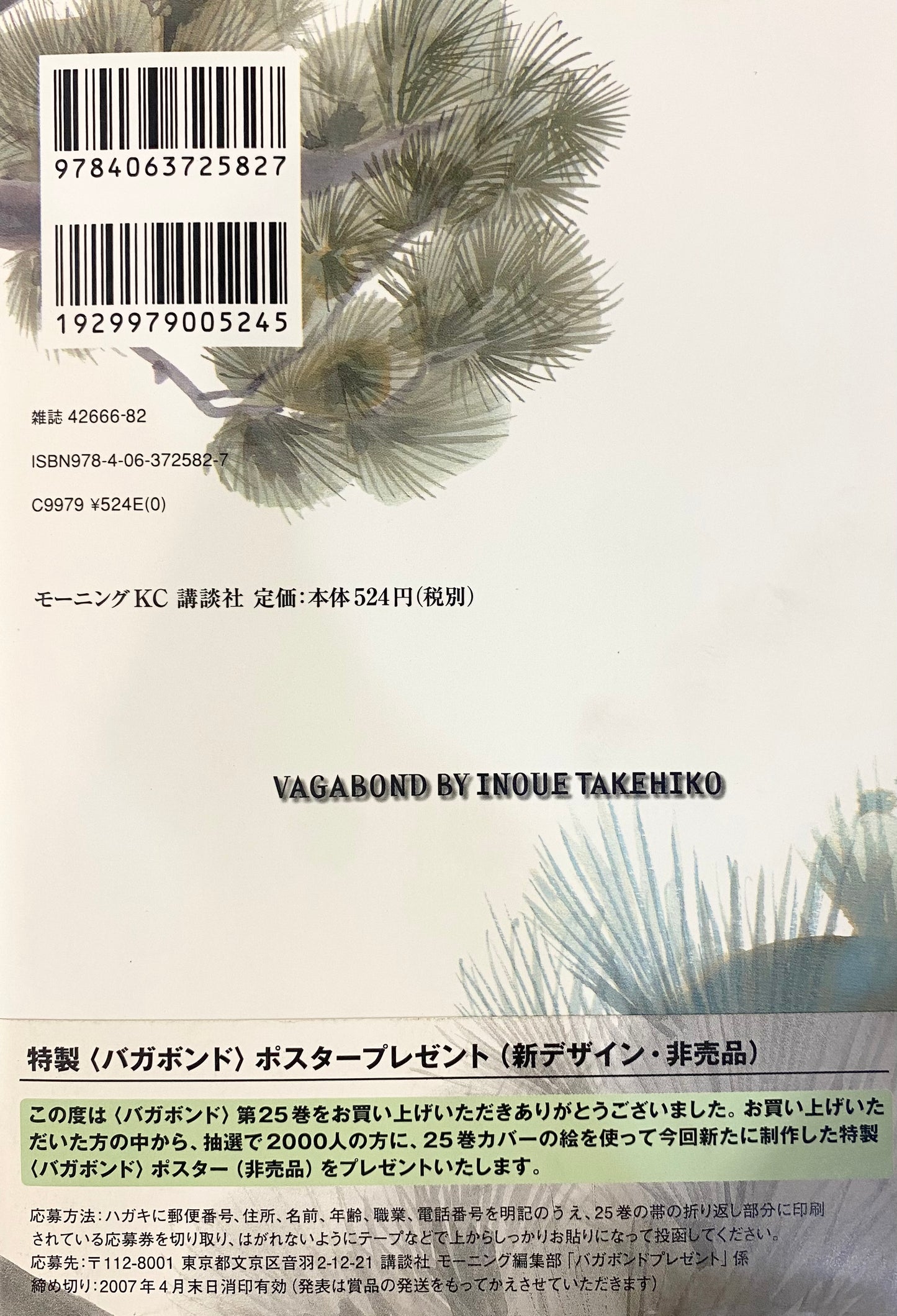 Vagabond Vol.25-Official Japanese Edition