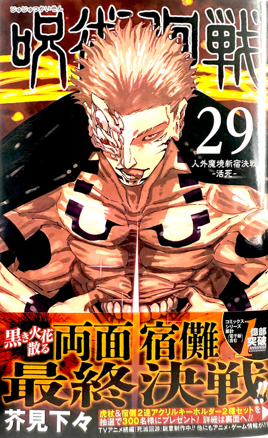 Jujutsu Kaisen Vol.29_NEW-Official Japanese Edition