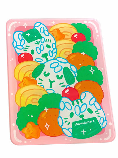 Kawaiianart: Yummy Bento Acrylic Magnet
