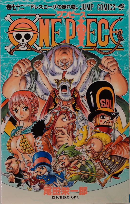 One Piece Vol.72-Official Japanese Edition