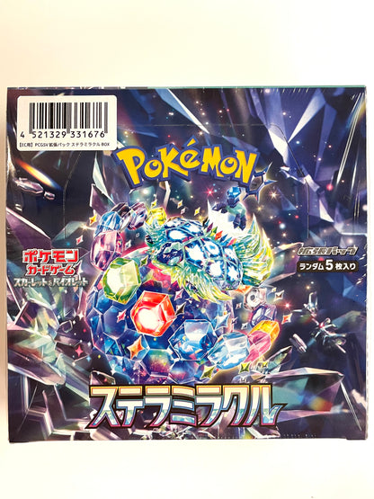 Pokémon card game Stellar Miracle Japanese Booster Box Plus extra