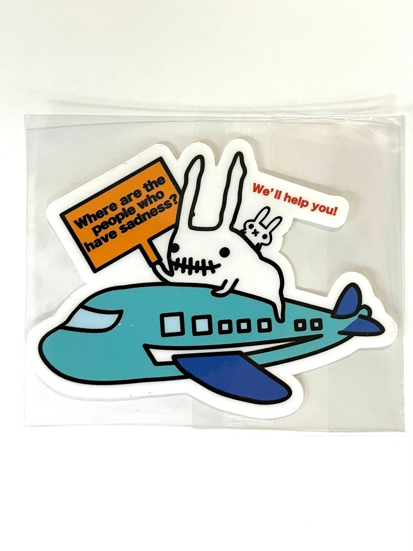 Sadness Rabbit: Sticker