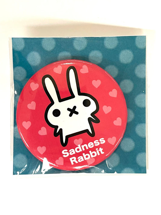 Sadness Rabbit: Botton Pin