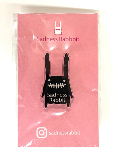 Sadness Rabbit: Acrylic Pin