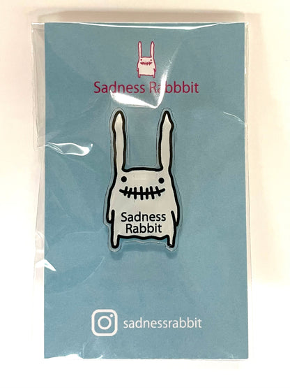 Sadness Rabbit: Acrylic Pin