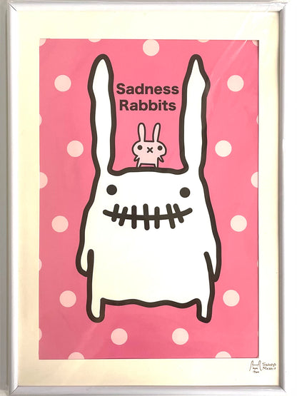 Sadness Rabbit: Art Poster