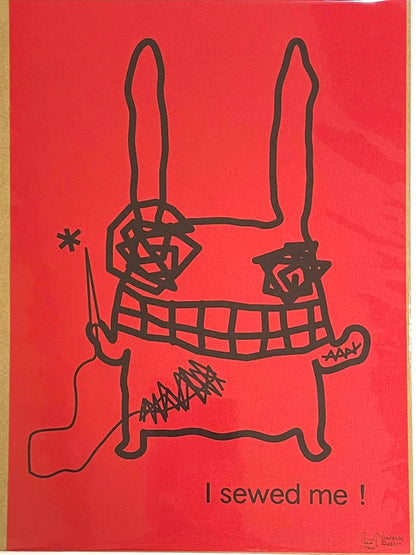 Sadness Rabbit: Art Poster