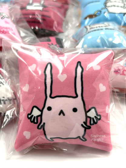 Sadness Rabbit: Pillow Keycharm