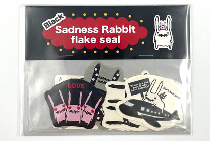 Sadness Rabbit: Sticker Flake Seal