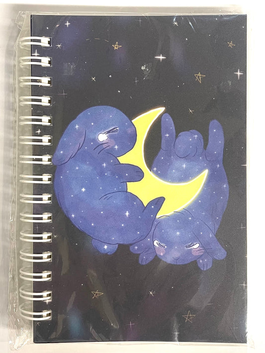 Kawaiianart : Bunny Galaxy Notebook-lined pages