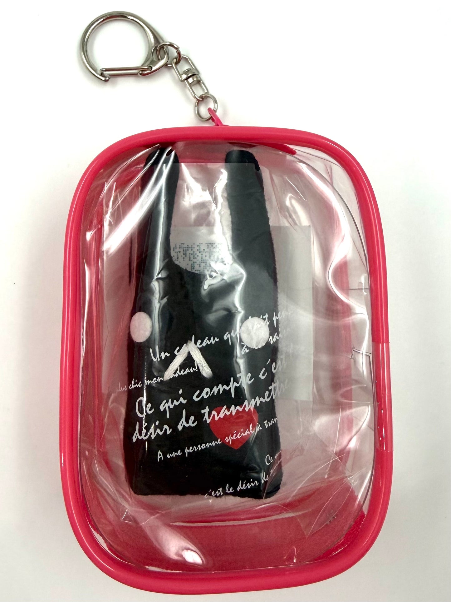 Sadness Rabbit: Mini Pouch Charm with mini rabbit
