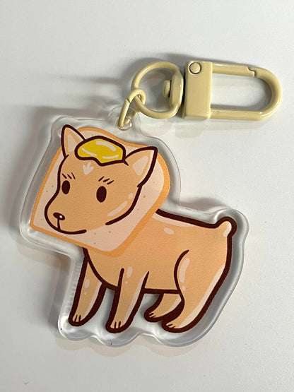 Kawaiianart:Doug bread Keychain