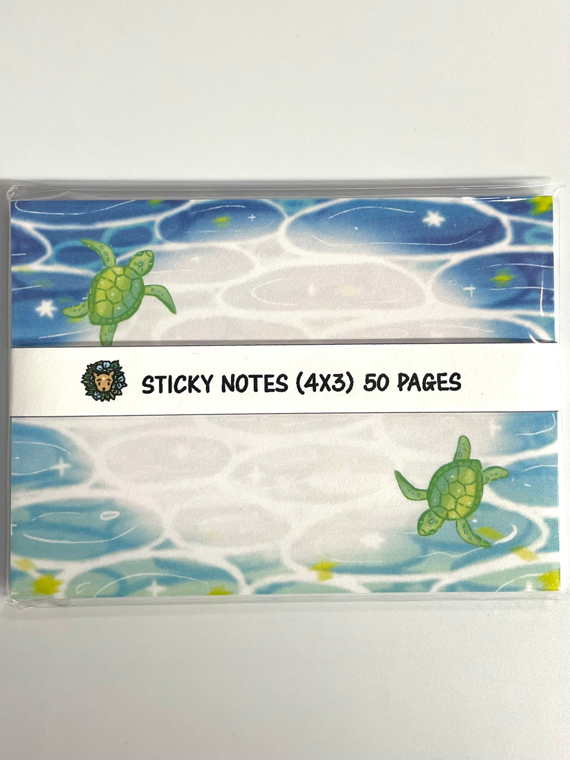 Kawaiianart:Sea turtle sticky note – Mangamon
