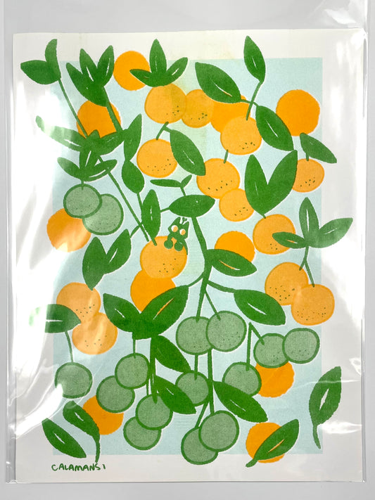 grapehoney: “Calamansi” Riso Print