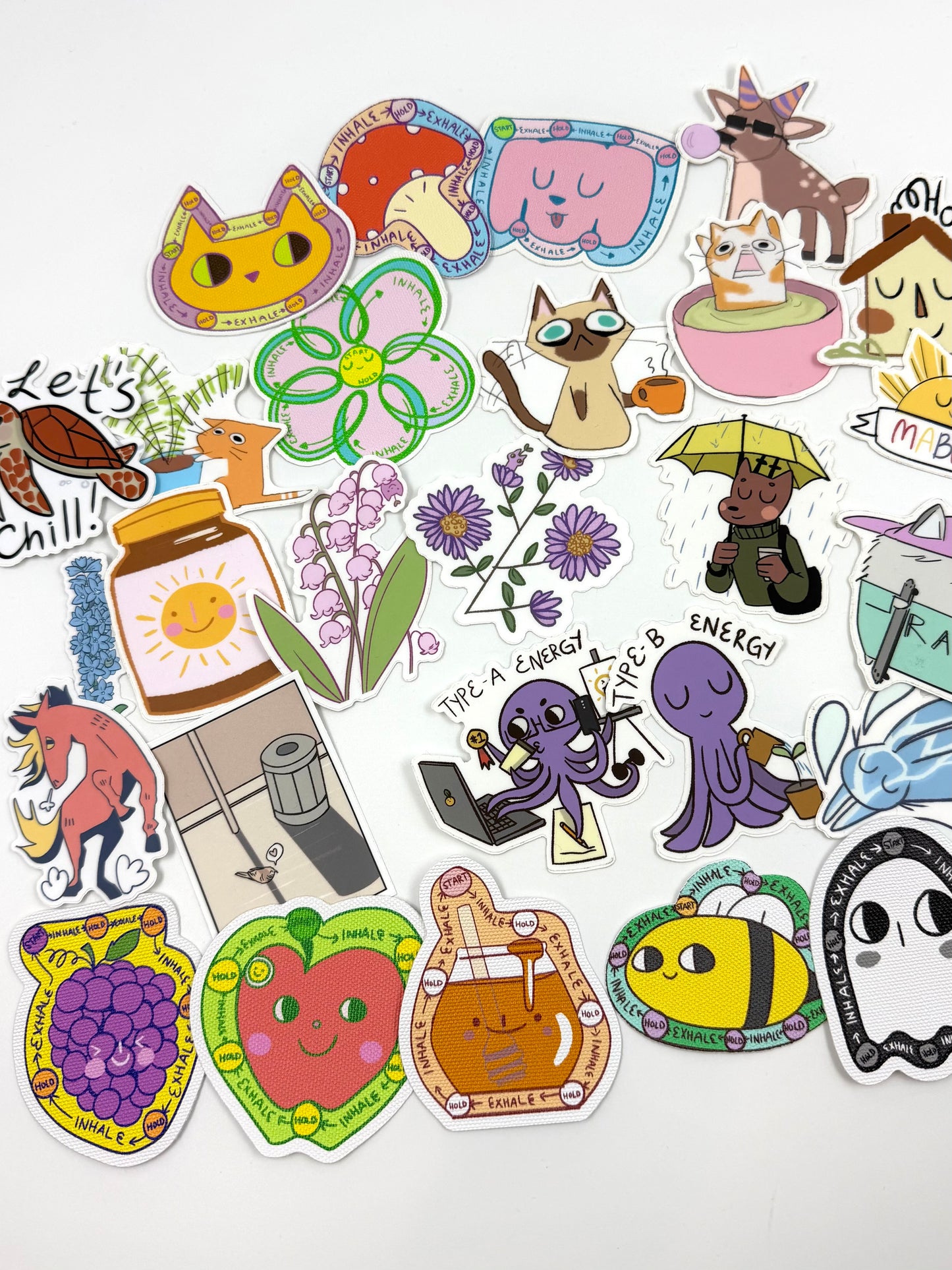 grapehoney: Waterproof Stickers (Vinyl,Textured Sensory)