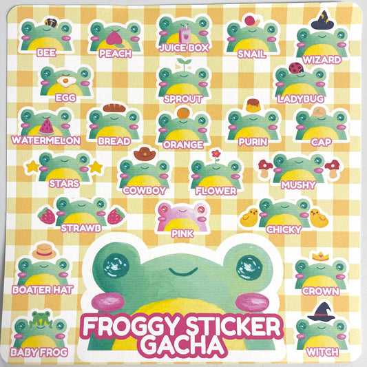 Butay Art Froggy Sticker Gacha