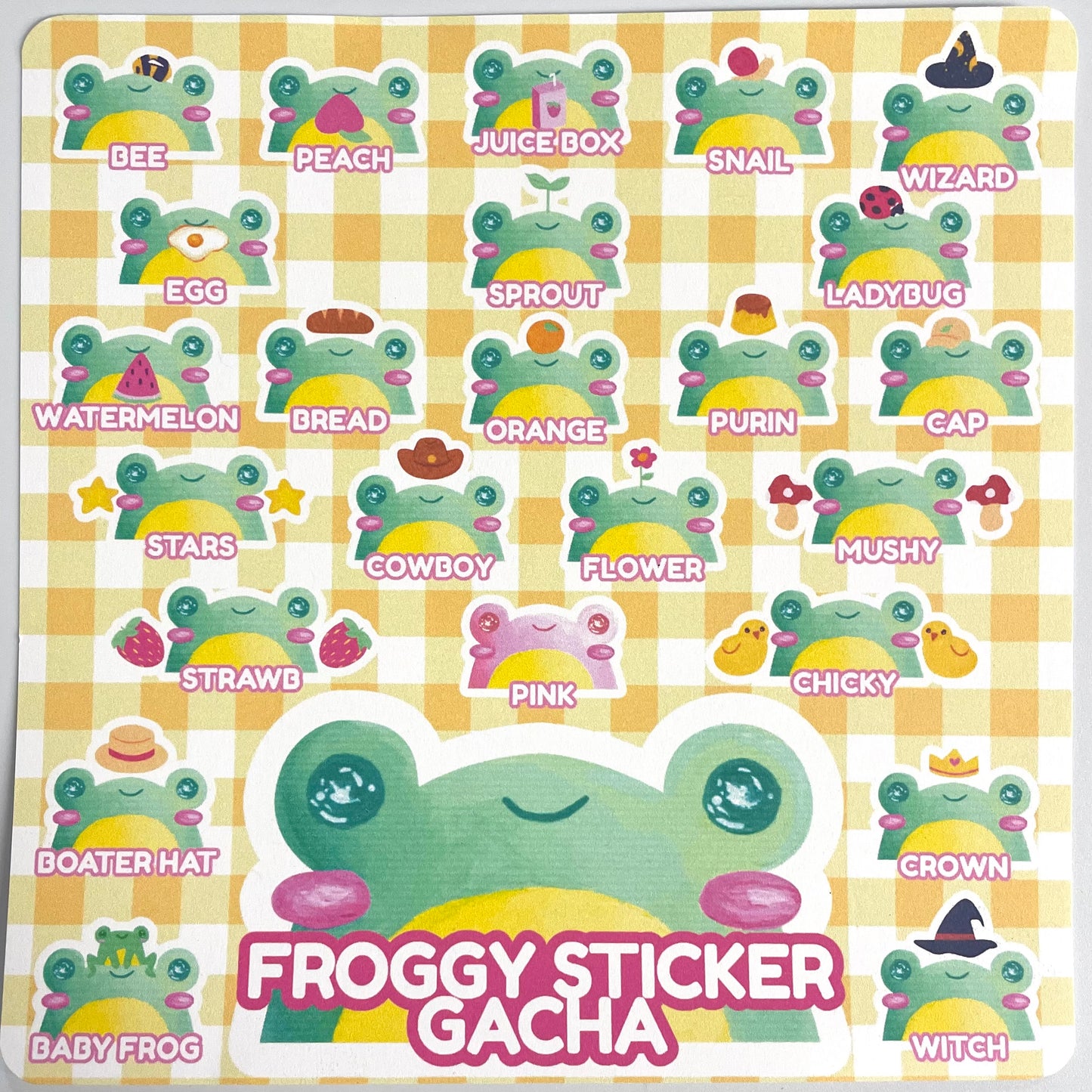 Butay Art: Froggy Sticker Gacha