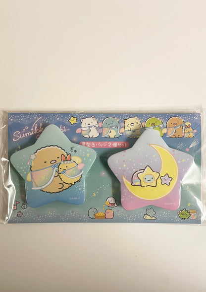 Pin Badge set sumikkogurashi star