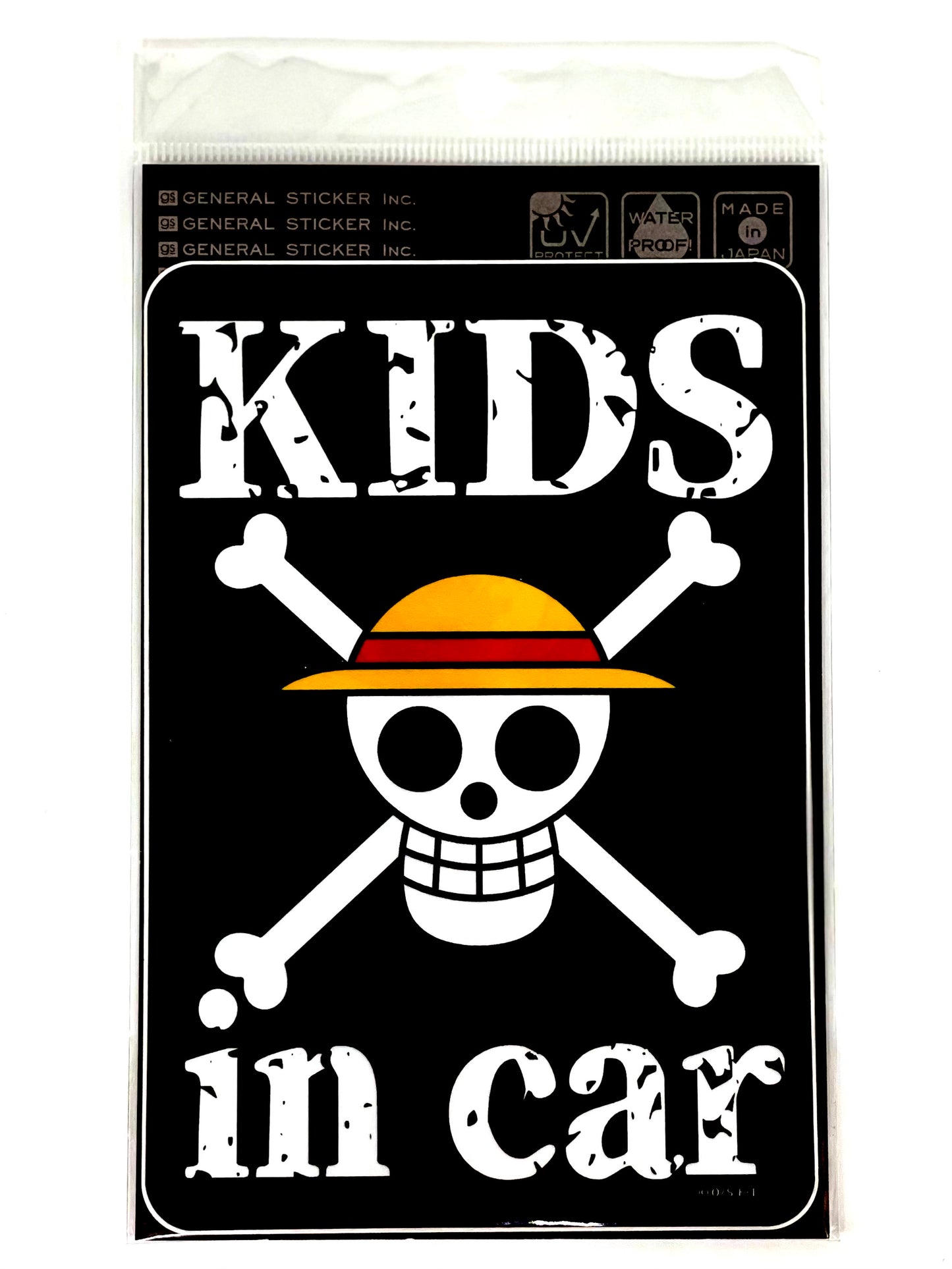 Sticker ONE PIECE Kid In Car