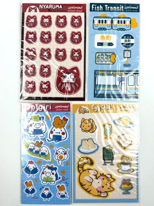 Lokimeku: Sticker Sheet